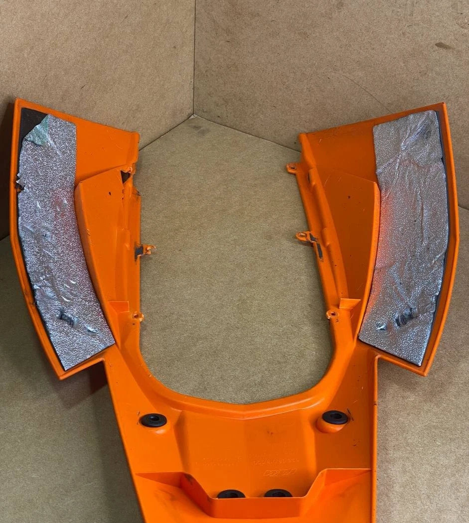 KTM 950 supermoto SM rear plastic spoiler wing damage 62508018000 orange
