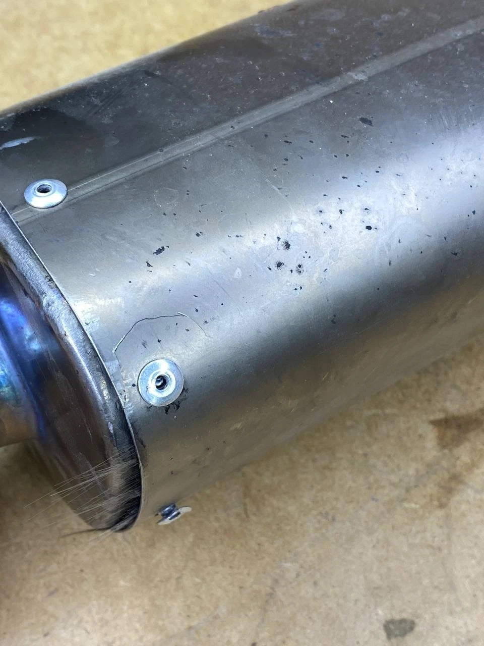 KTM 690 smc enduro Husqvarna 701 Akrapovic TITANIUM carbon exhaust muffler