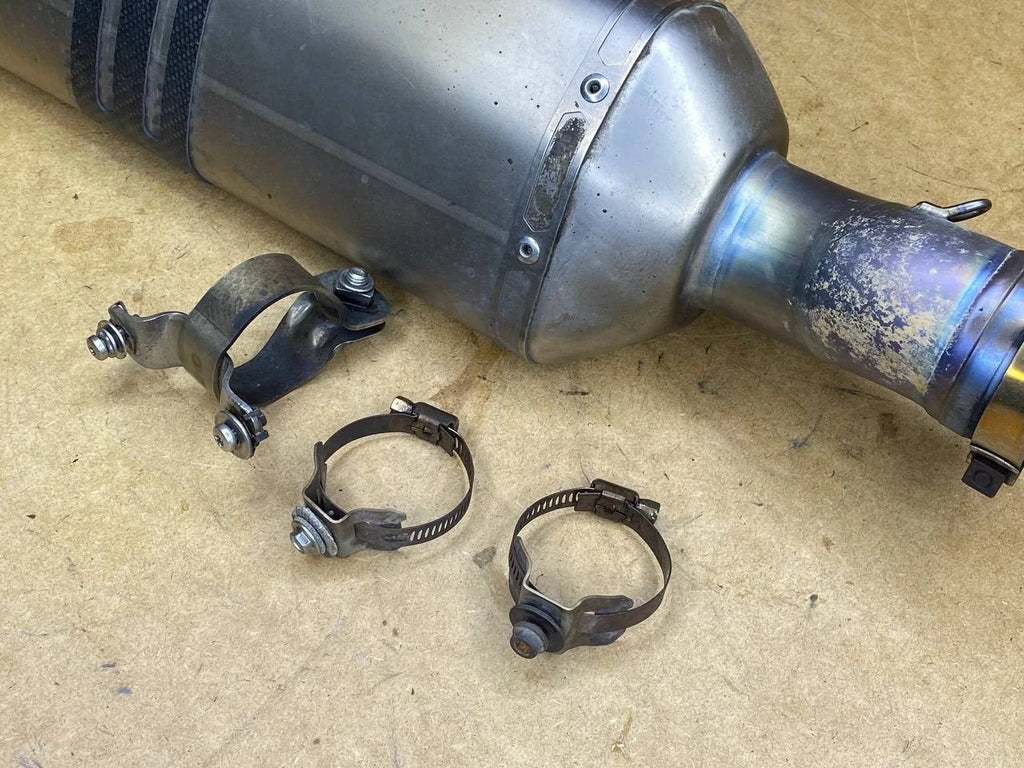 KTM 690 smc enduro Husqvarna 701 Akrapovic TITANIUM carbon exhaust muffler